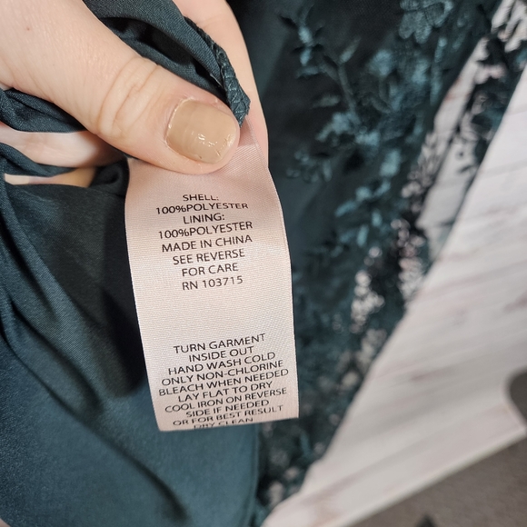 Nanette Lepore green lace dress - Picture 15 of 16